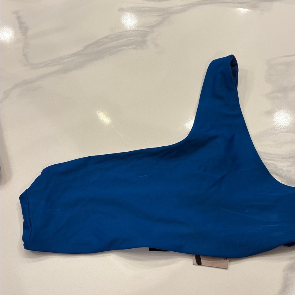 Beach Riot Vibrant Blue Bikini Top M NWTs